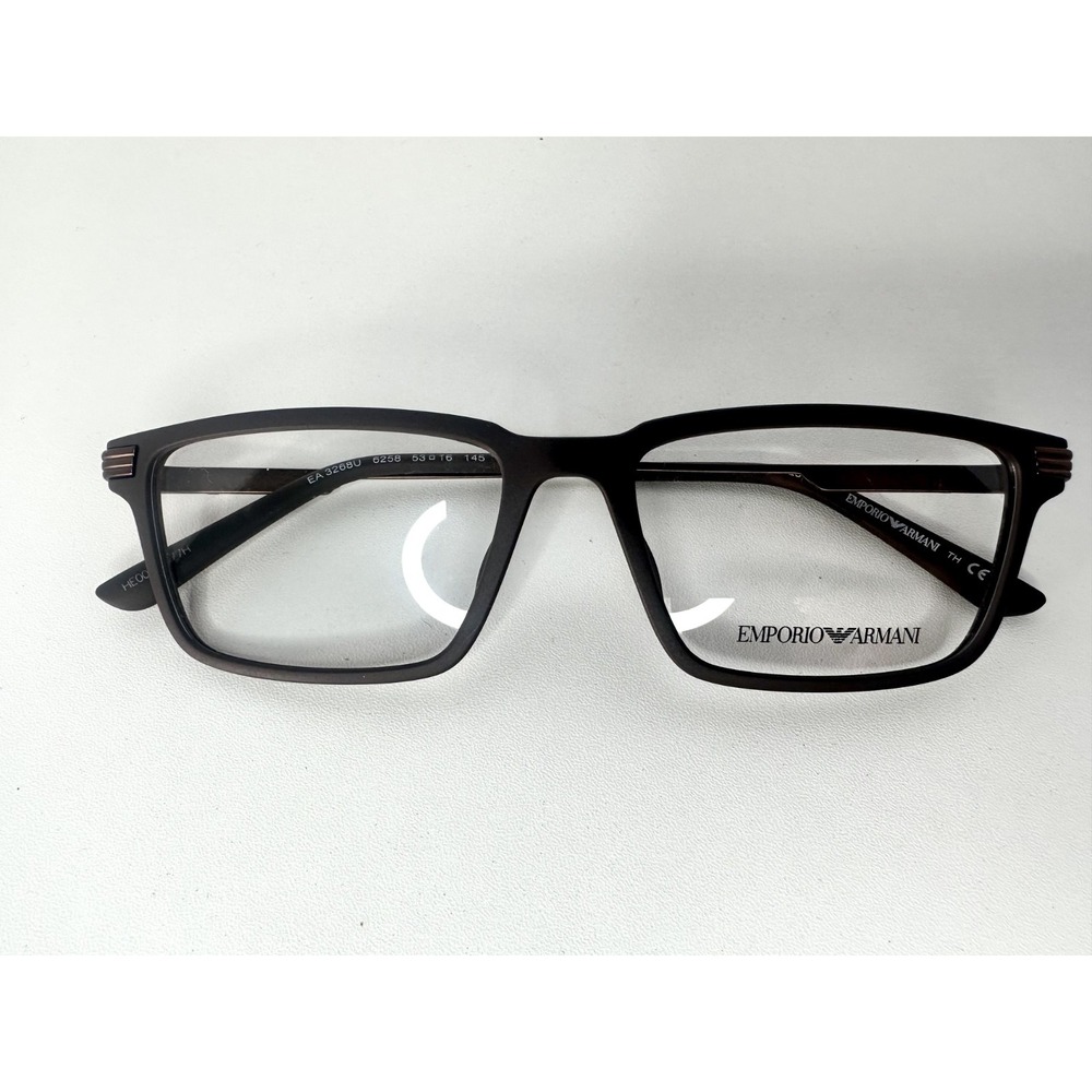 Emporio Armani EA3268U 6258 Men's Eyeglasses Frames 53-16-145 Matte Brown